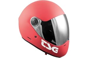 TSG - Pass Pro Full-face Helmet w/Two Visors | Performance Helmet for Downhill Skateboarding, E-Skating, E-Onewheeling, Longboarding | Compact, Aerodynamic | Scratch Proof Visor, Nose Ports, Anti Fog