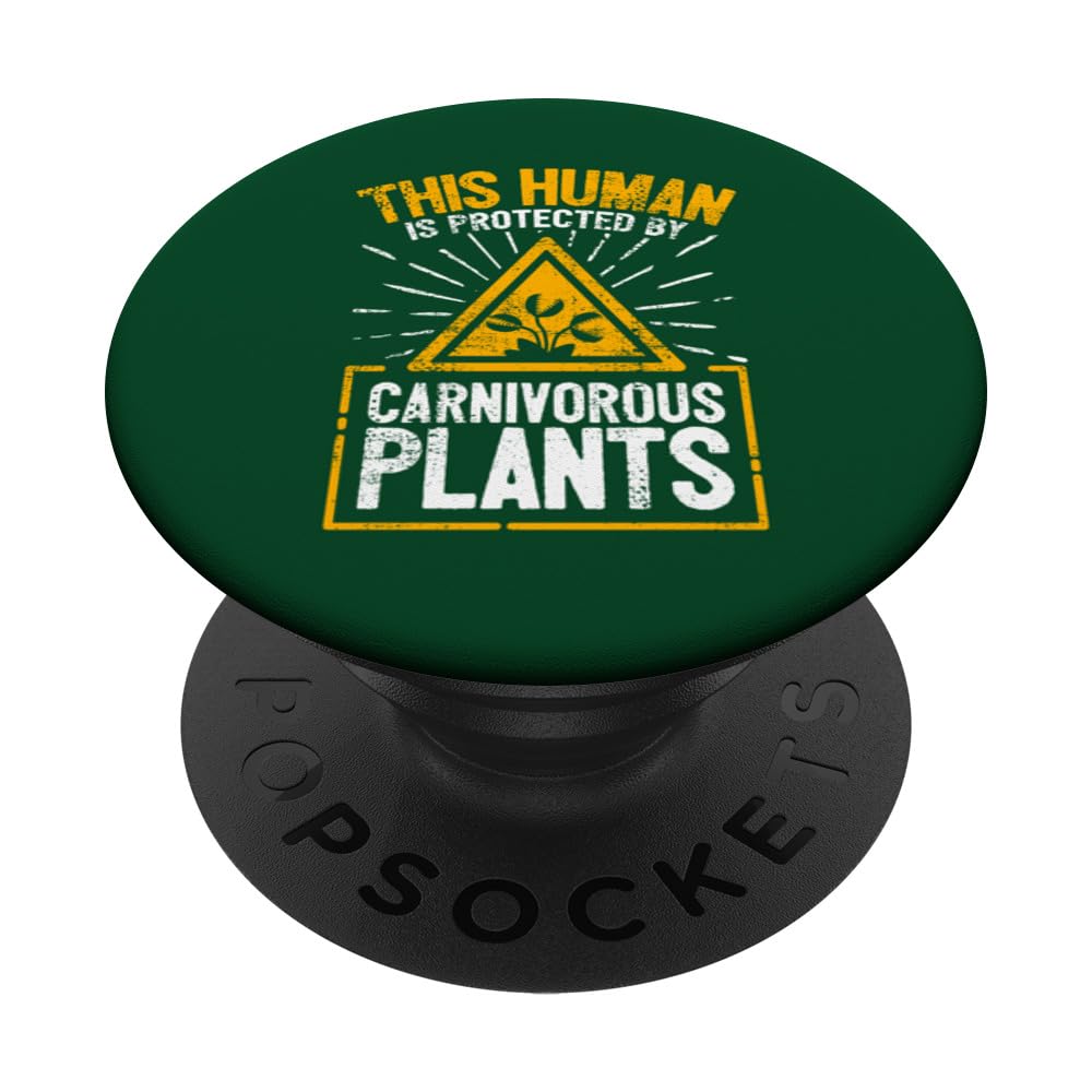 Venus Fly Trap - Protected By Carnivorous Plant - Fly Trap PopSockets Swappable PopGrip