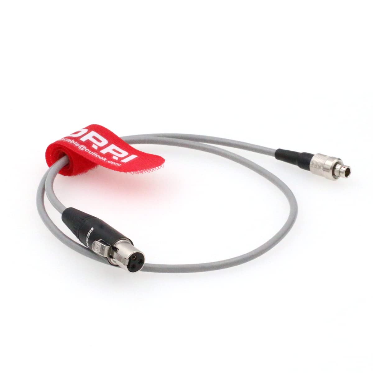 DRRI TA3F to 3Pin Mini XLR Audio Output Cable for Sennheiser 2000 Zaxcom ZFR400 /TRX900 Wisycom