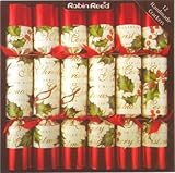Set of 12 Bows & Berries Christmas Crackers