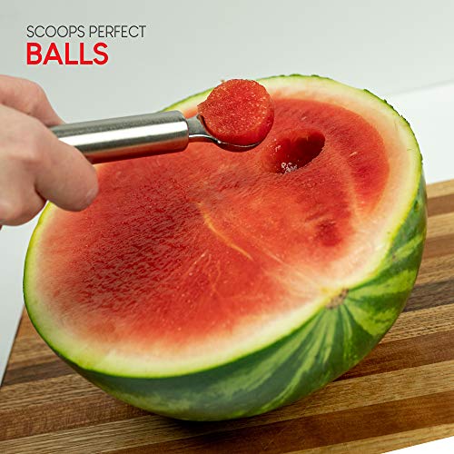 Stainless Steel Watermelon Slicer Cutter and Melon Baller Scoop Fruit