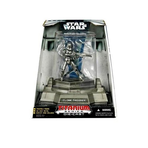 Star Wars: Titanium Series 5 501st Clone Trooper (Platnium) Action Figure