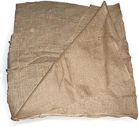 Aayu's Eco-friendly disposable Wire basket burlap liners | hanging basket jute liners | Single side Sewn | Suits 32 " basket | Food Grade Burlap | 50 x 50 Inches