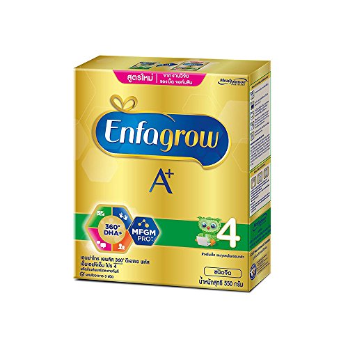 Enfamil Enfagrow Milk Powder A+ 360 Mind Plus 4,Stage4 -Plain Flavored(19.4 Oz/550g)Appropriate for over 3 years and All the family,Give your baby the nutrients fully every day