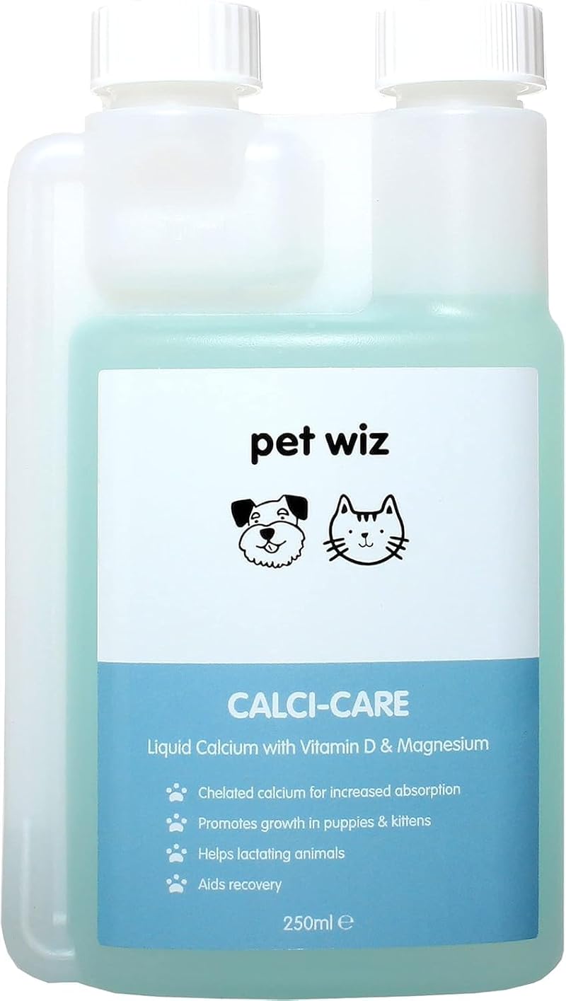 Pet Wiz Calci-Care Liquid Calcium with Vitamin D & Magnesium 250ml