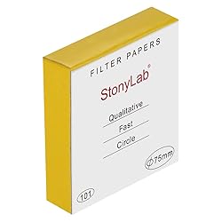 stonylab Qualitative Filter Paper, 74 mm Diameter