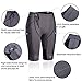 CtriLady Men's Neoprene Wetsuit Shorts Diving Suits Pants 2mm for Swimming Canoeing Surfing with Pocket