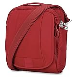Pacsafe Metrosafe LS200 Anti-Theft Shoulder Bag, Vintage Red