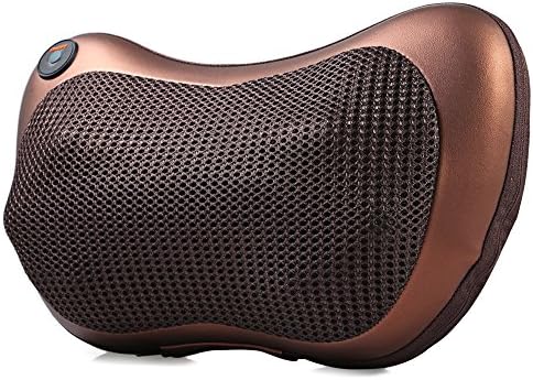 Trista99 Deep Kneading Massage Shiatsu Pillow Nodes Neck and Back Massage Pillow with Infrared Heat Function For Car and Home - Butterfly Design Mesh Fabric 4 ABS Massage Balls
