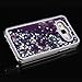 Galaxy J7 Case,J7 Case,NSSTAR Galaxy J7 [Liquid] [Glitter] Case,Creative Design Flowing Liquid Floating Bling Glitter Sparkle Stars Clear Hard Case for Samsung Galaxy J7 SM-J700 (Purple)