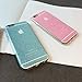 iPhone 6 Plus/6S Plus Case(2-Piece Combo Set),Blingy's Shiny Sparkling Glitter Style Flexible Soft Rubber Gel TPU Cases:2-Piece Combo Set for iPhone 6 Plus/6S Plus (Blue/Pink)
