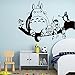 Fange DIY Removable My Neighbor Totoro Art Mural Vinyl Waterproof Wall Stickers Living Room Decor Decal Sticker 22.8''x16.5''
