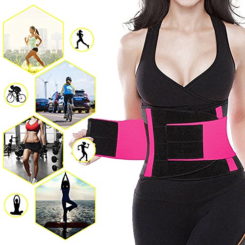 SHAPERX Waist Trainer Belt Body Shaper Belly Wrap Trimmer Slimmer