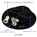 INNAV8 Expandable Garden Hose 25 FT - Lightweight, No-Kink Flexible Garden Hose, Brass Shut Off Valve - Super Strong Latex Rubber Core, Thick Fabric Cover - Expandable Water Hose 25FT Pocket Hose