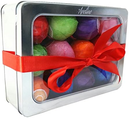Bath Bombs Deluxe Gift Set - DOZEN Lush Luxury Bath Fizzies - Best Spa and Beauty Product. Infused with Organic Shea Butter, Coconut Oil, Avocado Oil and a Variety of Aromatherapy Essential Oils