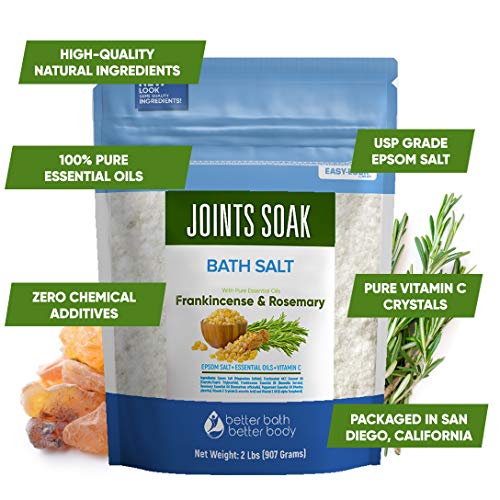 Joints Soak Bath Salt 32 Ounces Epsom Salt with Natural Rosemary