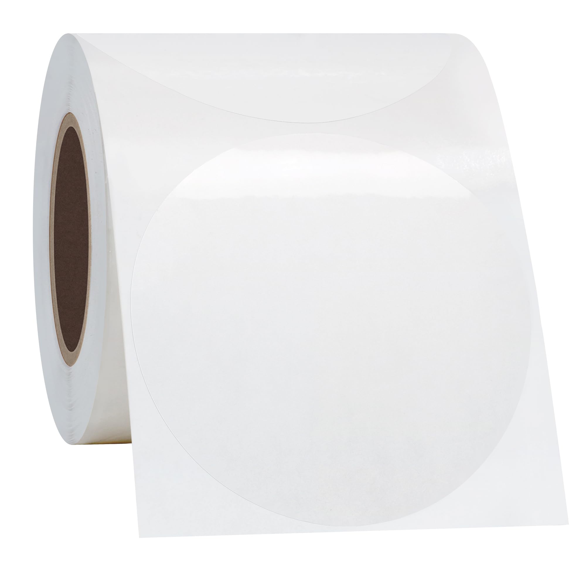 Hycodest 2" Transparent Round Stickers Retail Package Seals Circle Wafer Stickers 300 Labels 2 inch