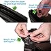 Barcley Fix A Zipper,1set/6 pcs Zip Rescue Instant Repair Kit,Replacement Accessories Fixes All Zipper, for Luggage, Suitcase, Backpack, Bags,Alloy Material (Black)