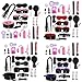 Guiseniour 21pc Leather Handcuffs Set Adult Awesome Toys for Couples Geting Bed Love Funny Games Kit Adult Toys for Men Women