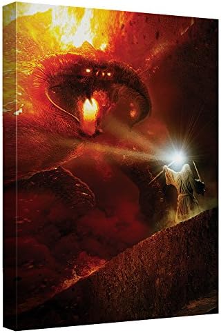 Balrog -- The Lord Of The Rings -- Stretched Canvas Framed Artwrap, 12x16