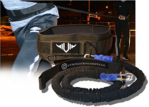 Vikingstrength-360-Resistance-Running-Training-Bungee-Band-Waist-Workout-Guide-Speed-Fitness-Agility-Speed-Strength--Gym-Equipment-for-Football-Basketball-Crossfit-Solo-or-Partner