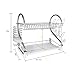 2-Tier Dish Rack and DrainBoard, 20.2