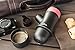 Espresso Coffee Maker by Litchi Double Shot Portable Espresso Maker 3 OZ with Additional Reusable Filter Carrying Bag for Camping, Hiking, Picnic