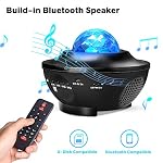 51pplzak5iL. SS150 Night-Light-Projector-with-Remote-Control-Eicaus-2-in-1-Star-Projector-with-LED-Nebula-CloudMoving-Ocean-Wave-Projector-for-Kid-Baby-Built-in-Music-Speaker-Voice-Control-Multifunctional-Black