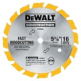 DEWALT DW9055 5-3/8-Inch 16 Tooth Series Arbor Carbide Circular Saw Blade