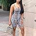 ECHOINE Women's Sexy Bodycon Romper Spaghetti Strap Short Pants One Piece Jumpsuits Clubwer