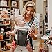 Cozy 4-in-1 Convertible Baby Carrier (Grey) - The Ergonomic Infant Carrier with Additional Padding in The Straps for Your Comfort. Ideal for Newborn to Toddler with 4 Ways to Carry