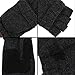Vmevo Winter Knitted Convertible Fingerless Gloves Unisex Warm Wool Mitten Glove