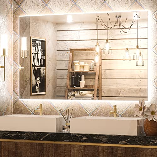 Keonjinn 48 X Backlit Mirror Bathroom LED