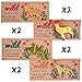 JOYIN 28Pack Gifts Cards with Zoo Animals Figures for Boys Girls, Greeting Cards for Classroom Exchange, Kids Party Favors School Game Prize Toys
