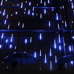 Aukora Rain Drop Lights, LED Meteor Shower Lights