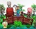 MINECRAFT 14 Piece Birthday CAKE Topper Set Featuring Random Minecraft Figures and Decorative Themed Accessories, Figures Average 1