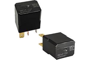CASALYTICS Relay CM1af-12V ACM32201 (Pack of 2) - SPST 12VDC 4-Pin Automotive Micro Relay, OEM Replacement for ACM33221 - Easy Installation