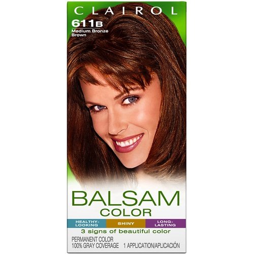 Clairol Balsam Hair Coloring Tools, 611b Medium Bronze Brown