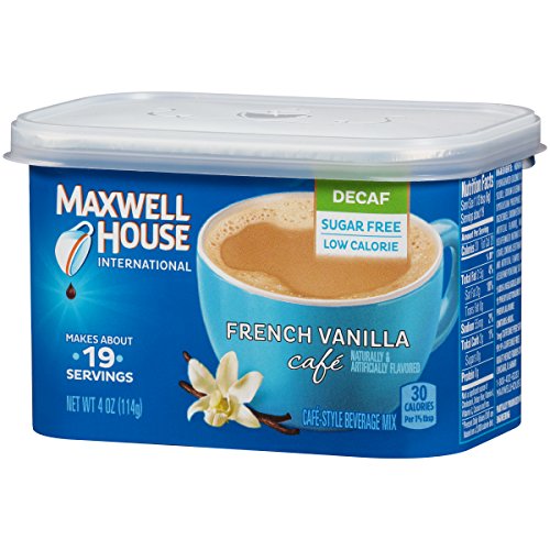 Maxwell House International Café Flavored Instant Coffee, French Vanilla, Decaf eBay