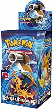 Pokemon Caja con 18 sobres Pokemon Especiales EVOLUCIONES!!: Amazon.es: Juguetes y juegos