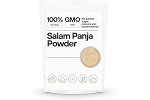 PS Salam Panja Powder | Orchis Latifolia | Salep, Salab Panja, Wild Orchid | 100% Pure & Natural | Ayurvedic Herb | 25 Gms |