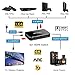 HDMI Switch 4x1 4K@60Hz, NEWPOWER 4 In 1 Out HDMI Switch with IR Wireless Remote and Audio Out, Max Bandwidth of 18Gbps, Support PS4/ Blu-ray DVD PC/ Apple TV/ Macbook
