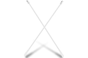 JUYO VONSAN Blinds Wand Fiberglass Vertical Blinds Replacement Parts with Hook Extra Long Blind Tilt Wand (2, 50 Inch in Length)