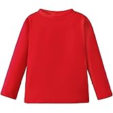 Magic Park 6M-14Y Baby Short Long Sleeve Tee Tops Toddler T-Shirt Kids Solid Color Shirts Boys Girls Casual Blouse
