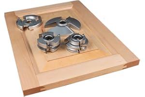 Infinity Cutting Tools 4-Pc. Cabinet Door Shape-Up Shaper Cutter Sets - Standard