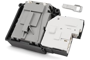 Urnqowuy EBF61315802 Washer Door Lock Switch & MFG63099101 Washing Door Lock Strike Assembly Fit for LG Kenmore Machine Door Latch Hook Replacement