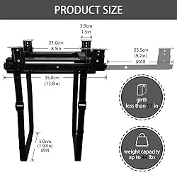 FEYRUN Under Desk Slide Out PC Mount with