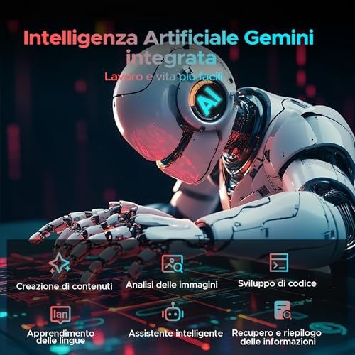 U11 PRO Android 16 Tablet 11 Pollici, 30GB+256GB/2TB Tablet con Tastiera, 8580mAh, T7200 Octa Core, Gemini AI Tablets con Pennae & Mouse & Case, 90Hz 1080P, 13MP+5MP, Widevine L1/WIFI 5 /Face ID/OTG