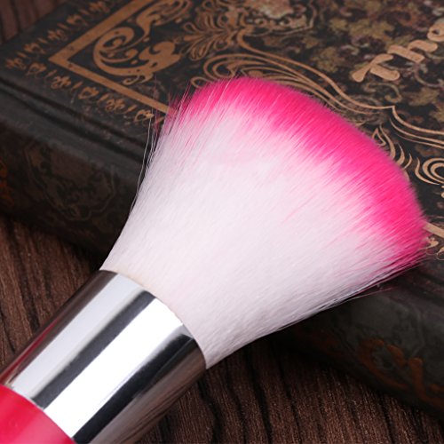 SCASTOE Nails Brush, Art Nail Brush Removing Dust Powder Fingernail Cleaning Manicure Tool - Thumbnail 5