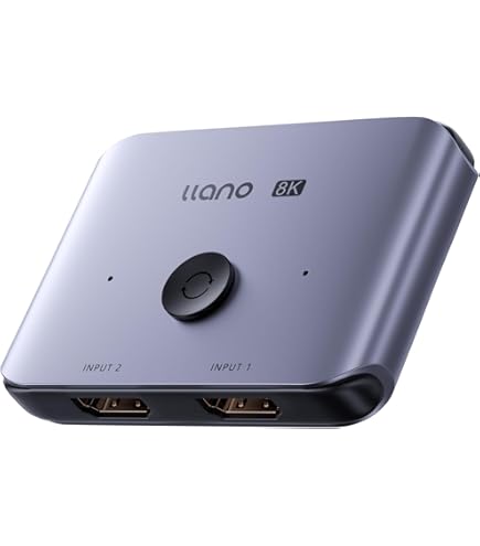 Boîtier de répartition vidéo Manhattan KVM-Umschalter 2 ports Répartiteur HDMI 4096 x 2160 pixels noir